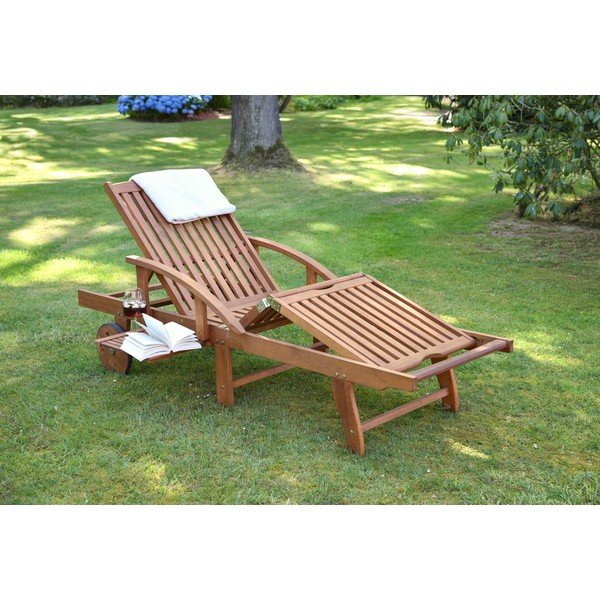 Pruun puidust aia lamamistool Beverly Hills – Garden Pleasure-image-1