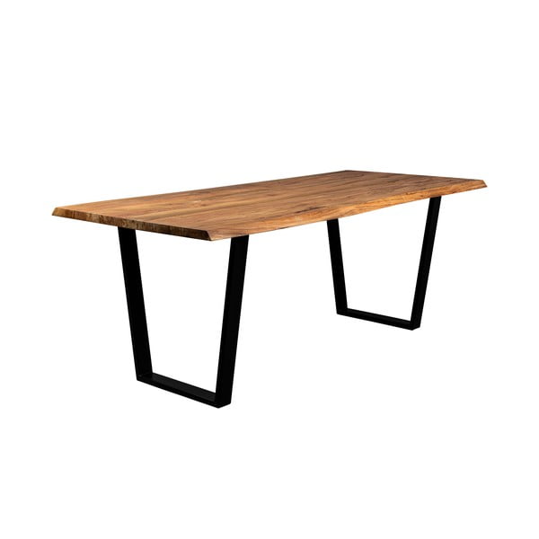 Söögilaud akaatsia pinnaga 90x180 cm Aka - Dutchbone-image-2