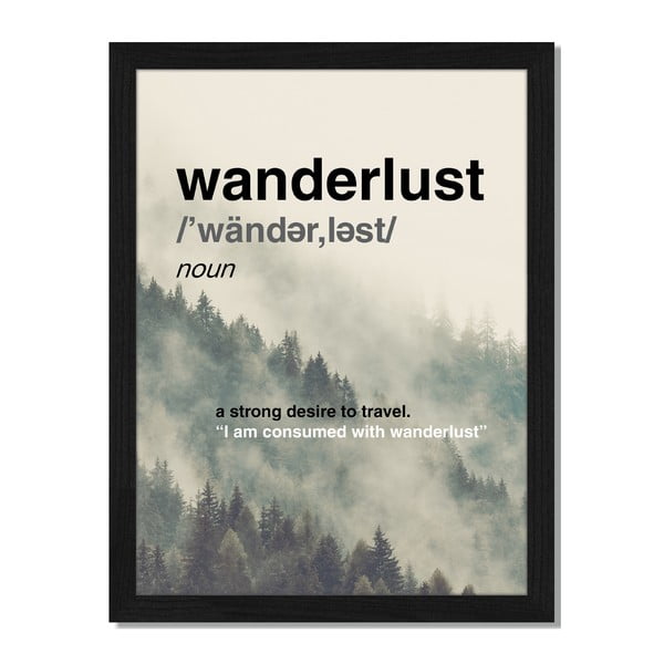 Obraz v rámu Liv Corday Scandi Wanderlsut, 30 x 40 cm