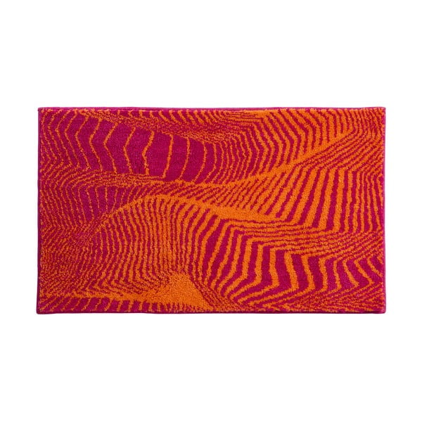 Koupelnová předložka Kolor My World XIII 60x100 cm, pomerančová