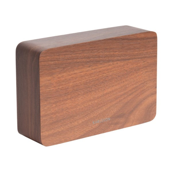 Puidust äratuskell , 15 x 10 cm Square - Karlsson-image-1