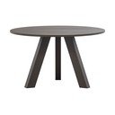 Ümmargune tammepuidust söögilaud ø 129 cm Rhonda - WOOOD