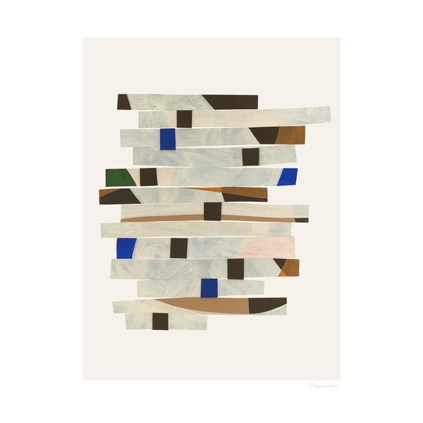 Plakat 50×70 cm Cut up Stripes – The Poster Club