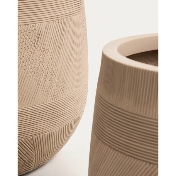 Betoonist lillepoti katted komplektis 2 tk ø 50 cm Tival - Kave Home-image-4