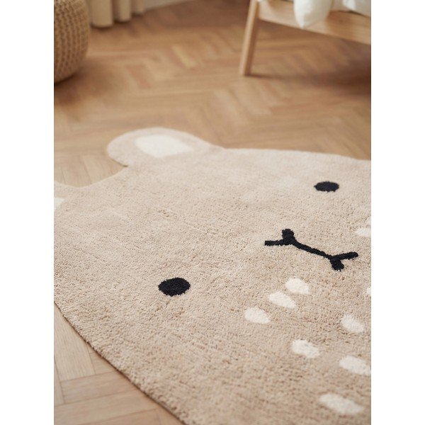 Beež pestav/käsitsi kootud puuvillane lastevaip 120x152 cm Snuggle Pucki - Hanse Home-image-2