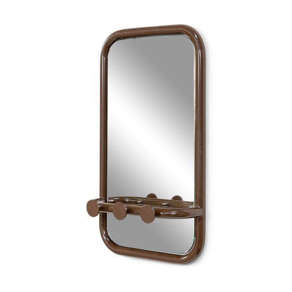 Tumepruun metallist seinanagi 35x60x11 cm Retro – Spinder Design-image-2