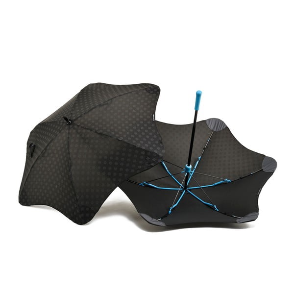 Vysoce odolný deštník Blunt Mini+ s reflexním potahem, modrý