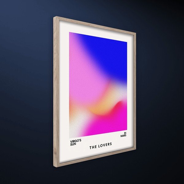 Trükitud pilt raamiga 50x70 cm Love Flow - Styler-image-3