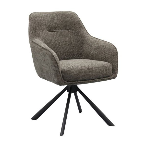 Tumehall polsterdatud söögitool käetugedega Avola - Unique Furniture