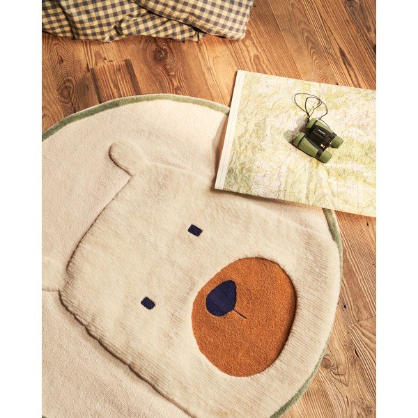 Kreem lastevaip ø 100 cm Zelda - Kave Home-image-1