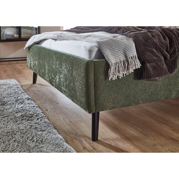 Khaki värvi polsterdatud kaheinimesevoodi panipaigaga ja liistudest raamiga 180x200 cm Nova - Meise Möbel-image-4