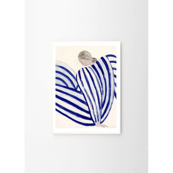 Plakat 30×40 cm Blue Stripe at Concorde – The Poster Club-image-4