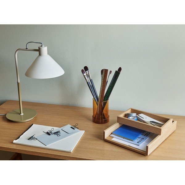 Valge laualamp (kõrgus 44 cm) Spot - Hübsch-image-1