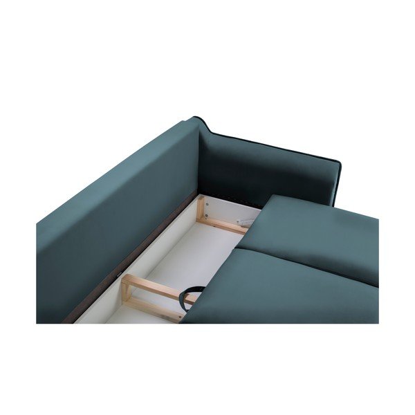 Bensiinisinine sametne diivanvoodi Basso - Kooko Home-image-1