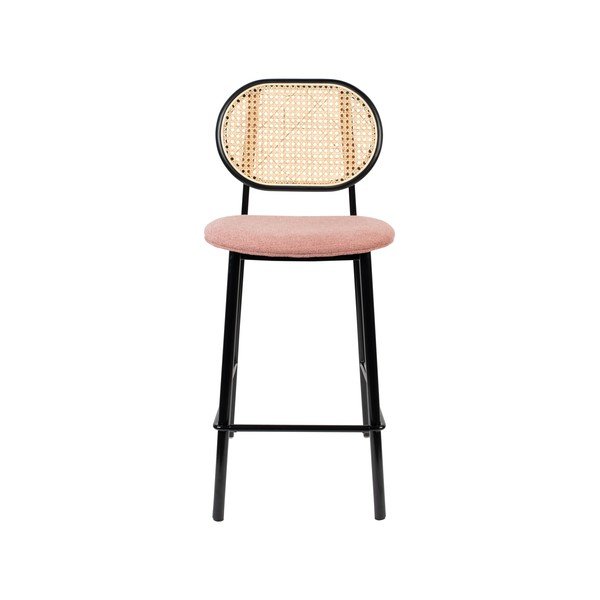 Must/heleroosa baaritooli 94 cm Spike - Zuiver-image-2