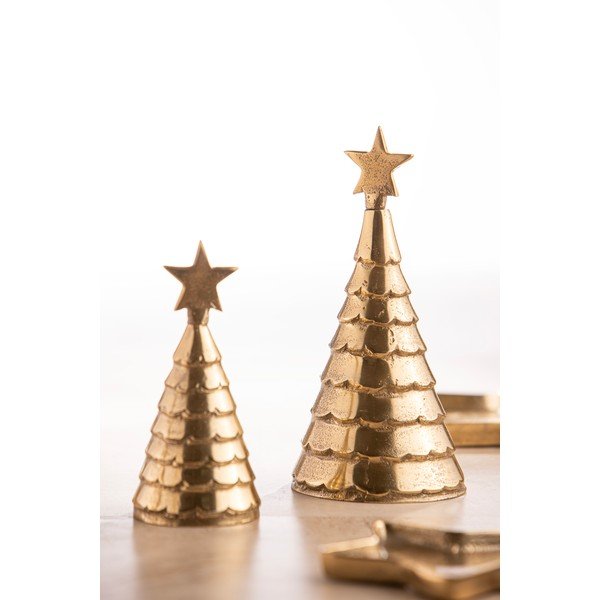 Metallist jõulukujuke (kõrgus 21,5 cm) Noelle Christmas Tree - Ladelle-image-1