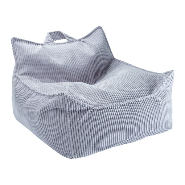 Sinine velvetist laste kott-tool Chair - Wigiwama