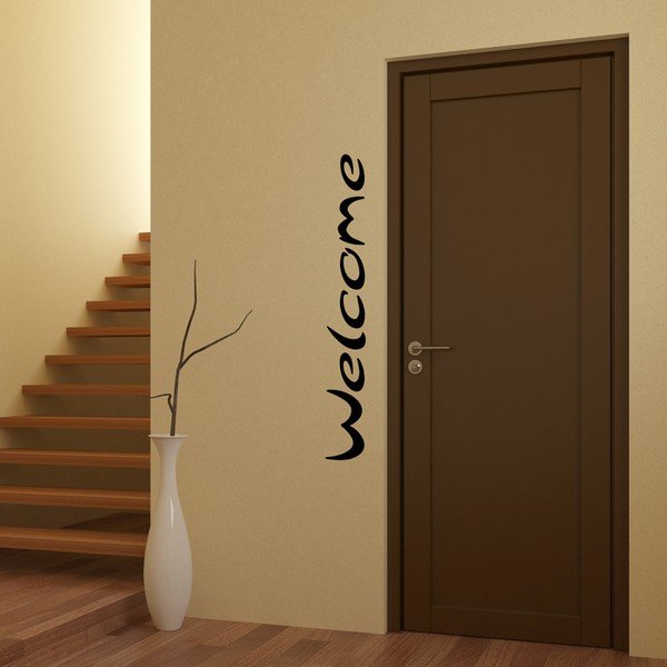 Samolepka Ambiance Welcome Door, 15 x 110 cm-image-1