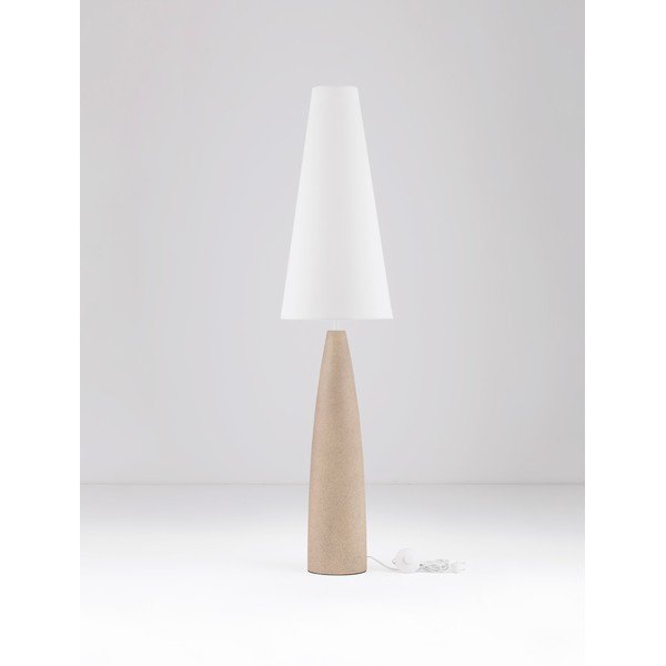 Valge/kreemikas põrandalamp (kõrgus 130 cm) Mizu - Nova Luce-image-4