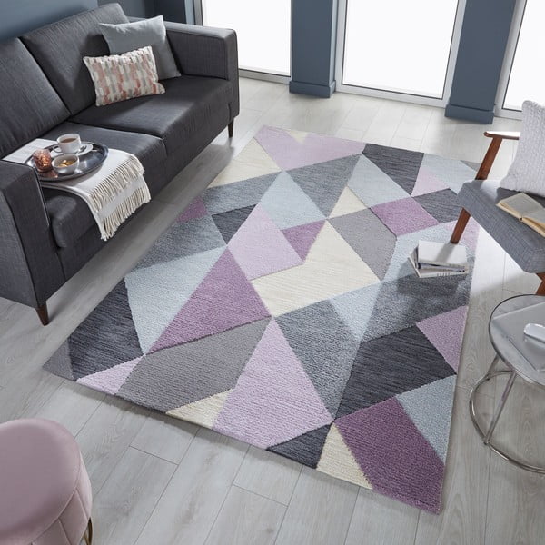 Lilla/hall vaip 160x230 cm Icon - Flair Rugs-image-4