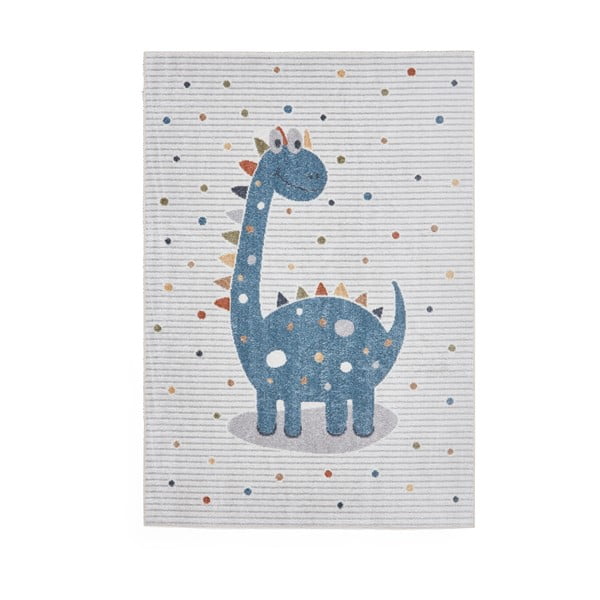 Sinine-hall laste vaip 120x170 cm Vida Kids Dinosaur - Think Rugs