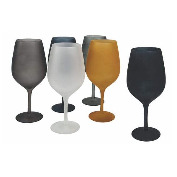 6 värvilise veiniklaasi komplekt Cala Dorada - VDE Tivoli 1996-image-1