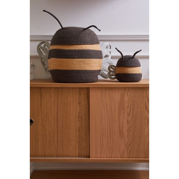 Riidest laste mänguasjakorv ø 15x15 cm Baby Bee - Lorena Canals-image-2