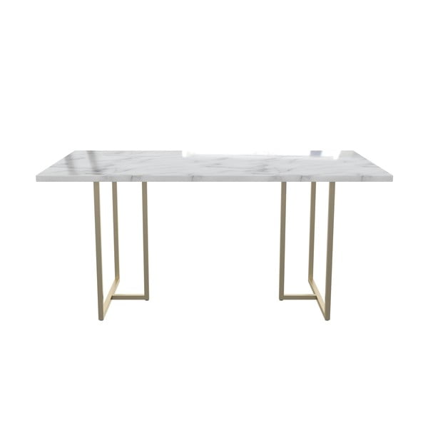 Marmorist söögilaud 90x160 cm Astor - CosmoLiving by Cosmopolitan-image-2