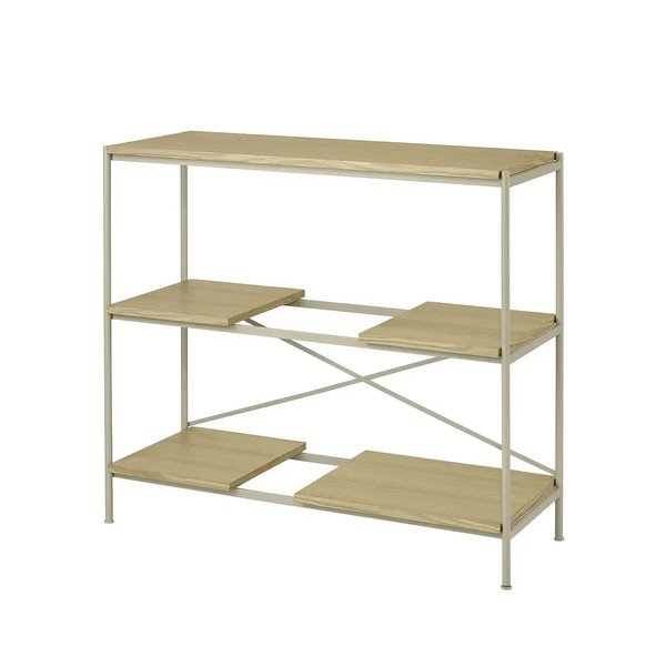 Tammepuust riiul 105x92x40 cm Sukoya - Blomus-image-2