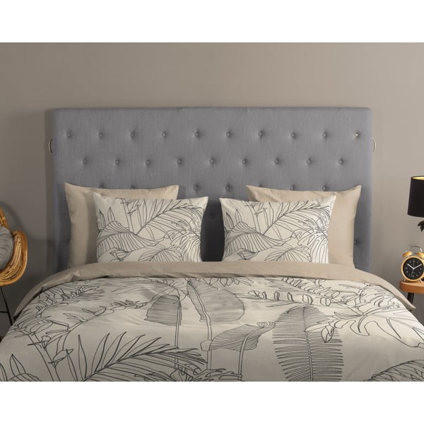 Beež puuvillane pikendatud voodipesu üheinimesevoodile 140x220 cm Sym - Good Morning-image-2