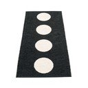 Must-valge sise/välisvaip 70x150 cm Vera Black – Pappelina
