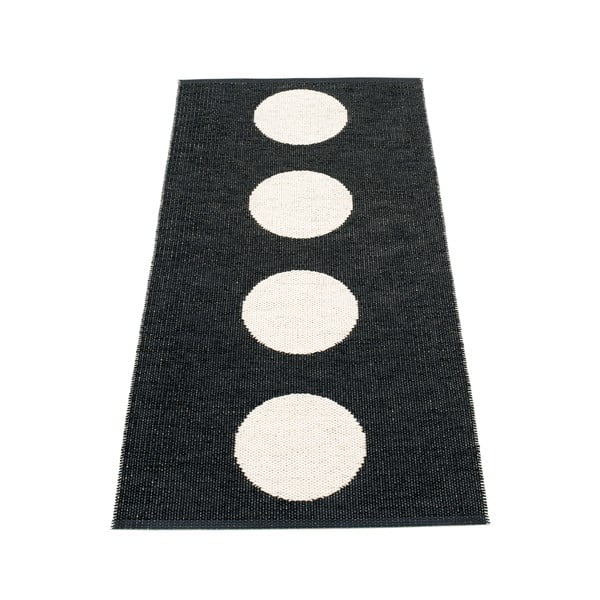 Must-valge sise/välisvaip 70x150 cm Vera Black – Pappelina