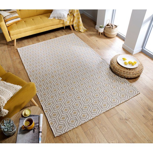 Beeži ja kollane puuvillane vaip , 192 x 290 cm Bombax - Flair Rugs-image-4