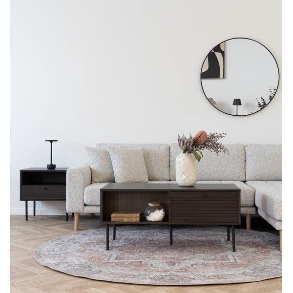 Tumepruun diivanilaud tamme toonis 50 × 100 cm Kyoto – House Nordic-image-1