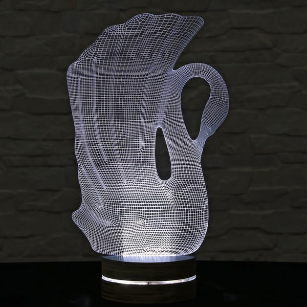 3D stolní lampa Swan