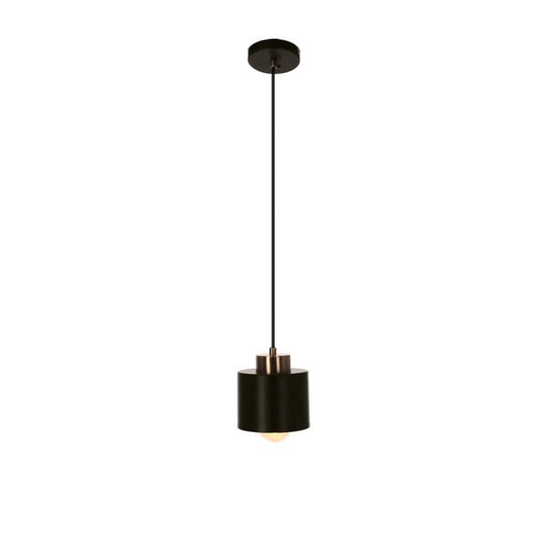 Must metallist rippvalgusti ø 12 cm Olena - Candellux Lighting