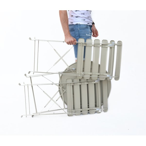 Beež aiasöögikomplekt 2-le inimesele Bistro - Rojaplast-image-4