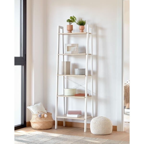 Valge tammespoonist riiul 56x172x32 cm Aarhus - Kave Home-image-1