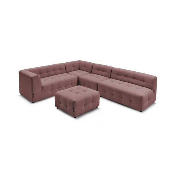 Tumeroosa nurgadiivan (vasakpoolne nurk) Kleber - Bobochic Paris-image-4