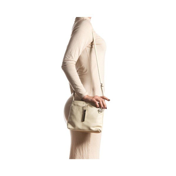 Kožená kabelka Roberta M 241s Beige-image-4