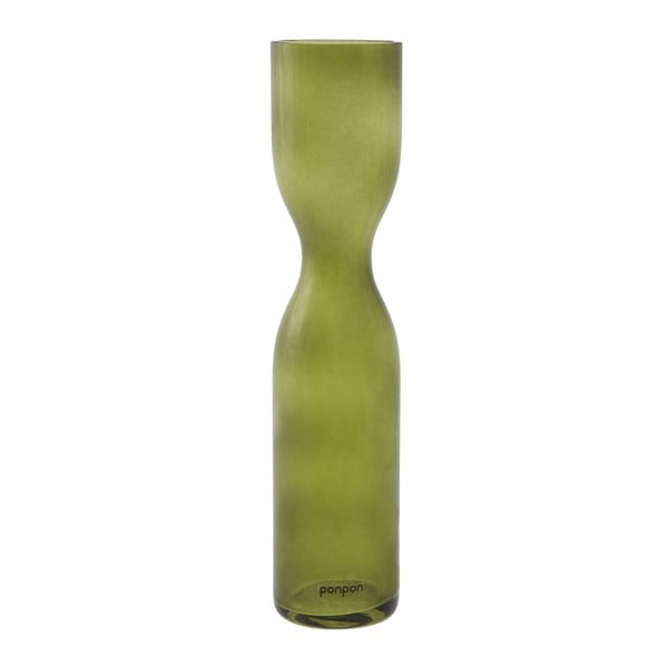 Váza Pinch 64 cm, zelená