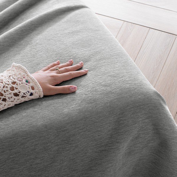 Hall šenillist voodikate 220x240 cm Talo - Filumi-image-3