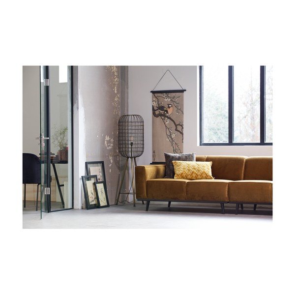 Hnědý bavlněný polštář BePureHome, 50 x 50 cm-image-3