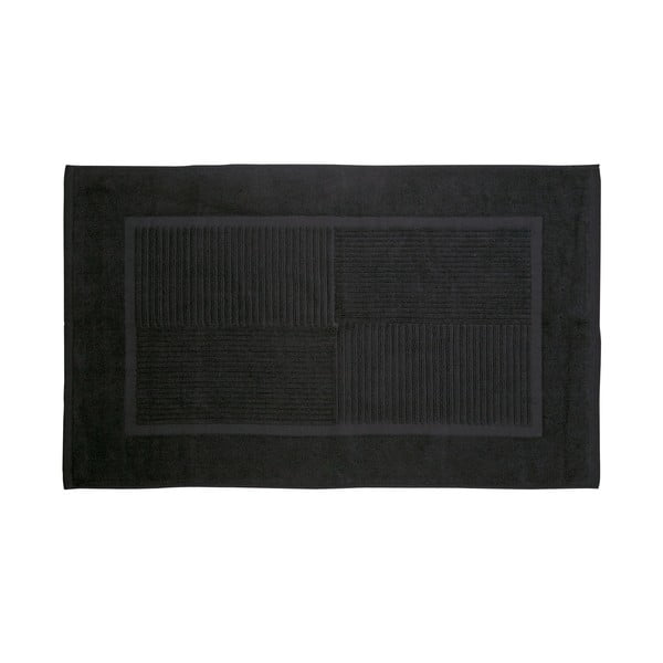 Koupelnová předložka, 80x50 cm, černá