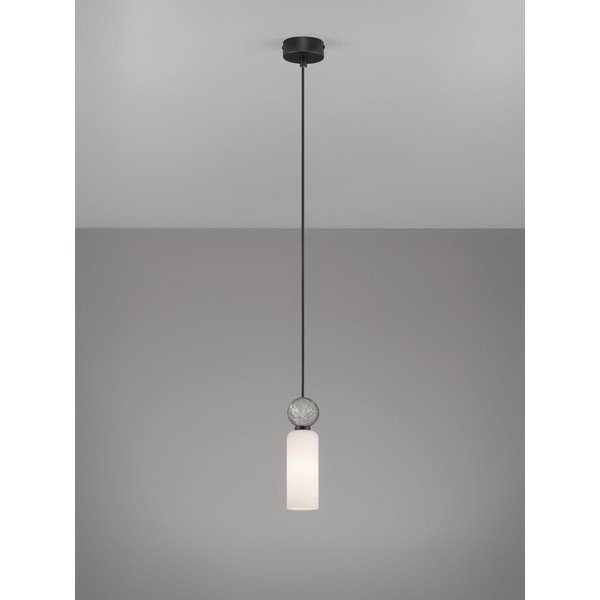 Matt must kivist ripplamp klaasist varjuga, ø 6 cm Filomena - Nova Luce-image-4
