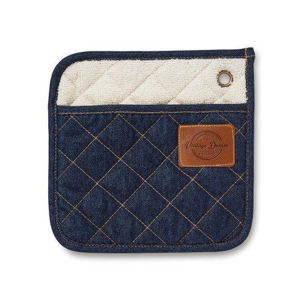 Ruudukujuline köögikinnas Oxford Denim - Cooksmart ®-image-1