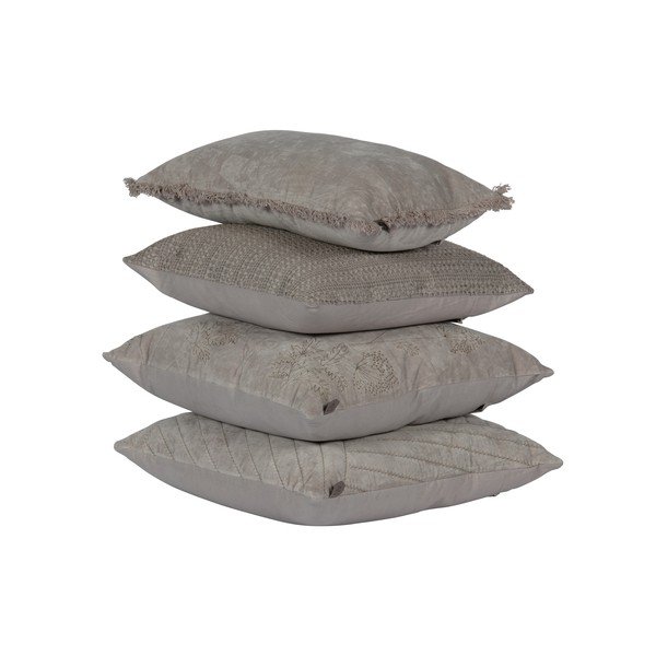 Béžový dekorativní polštář BePureHome Velvet Nougat, 50 x 50 cm-image-1