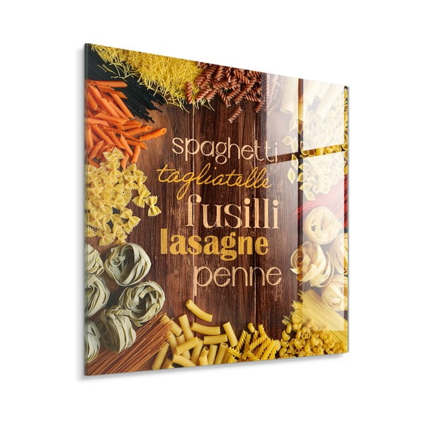 Klaasist maal 30x30 cm Pasta - Styler-image-3