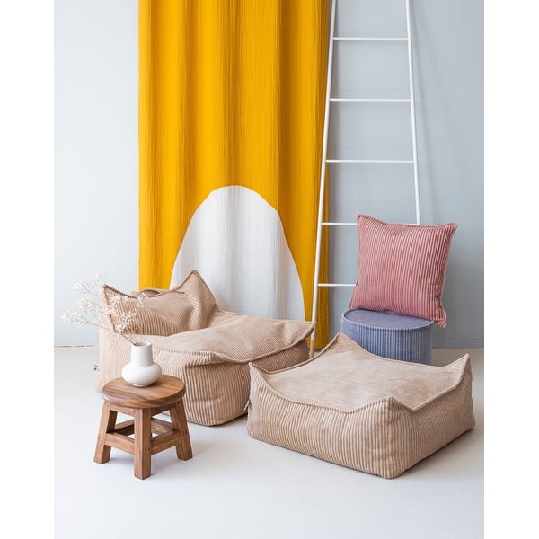 Helepruun velvetist laste kott-tool Square - Wigiwama-image-3