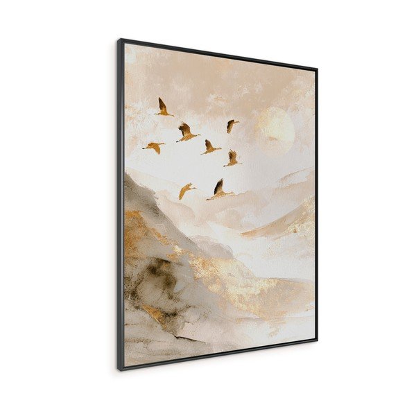 Trükitud pilt raamiga 60x80 cm Golden Peaks II - Styler-image-4